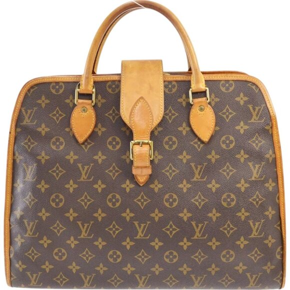 483365BE (X5) Louis Vuitton Hand Bag Brown Monogram - Picture 1 of 12